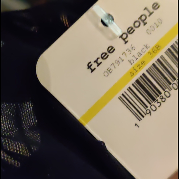 Free People Underwire Black Mesh Triangle Cup Bra - Picture 6 of 10